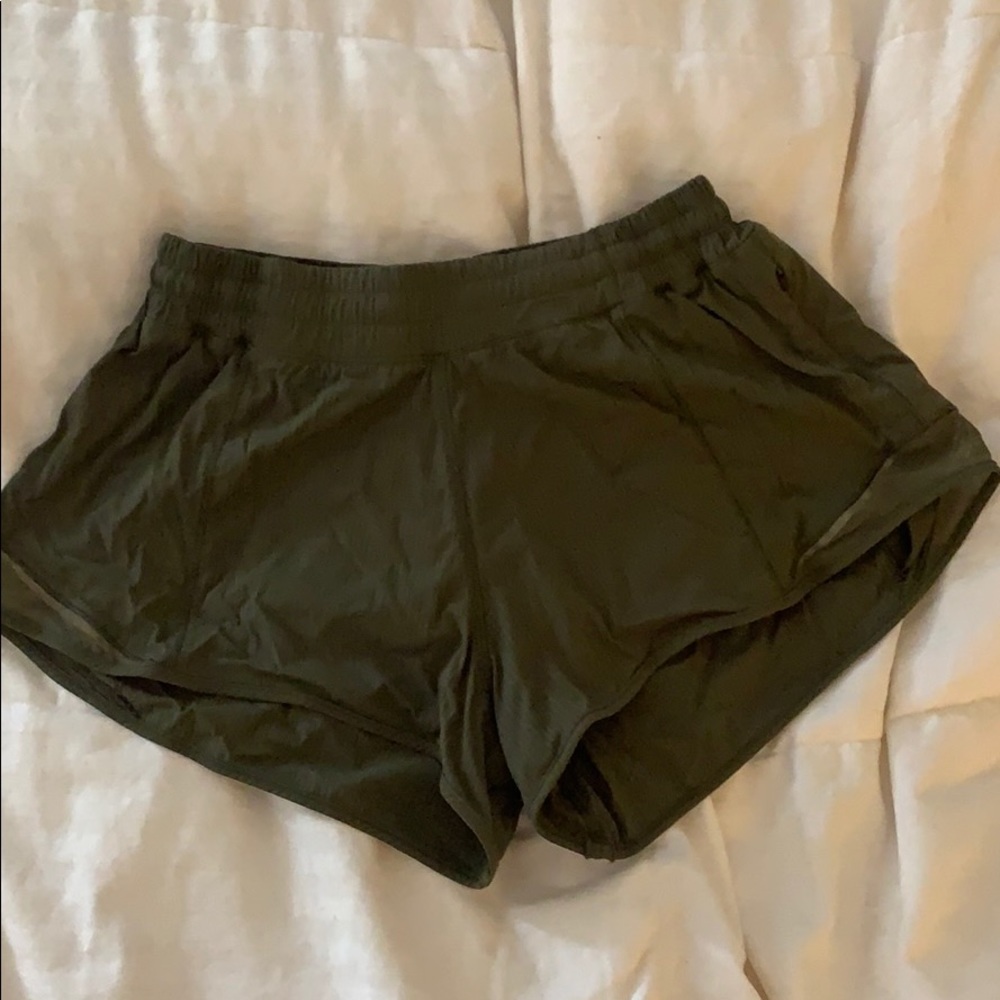 COPY - Lululemon athletica green shorts size 8